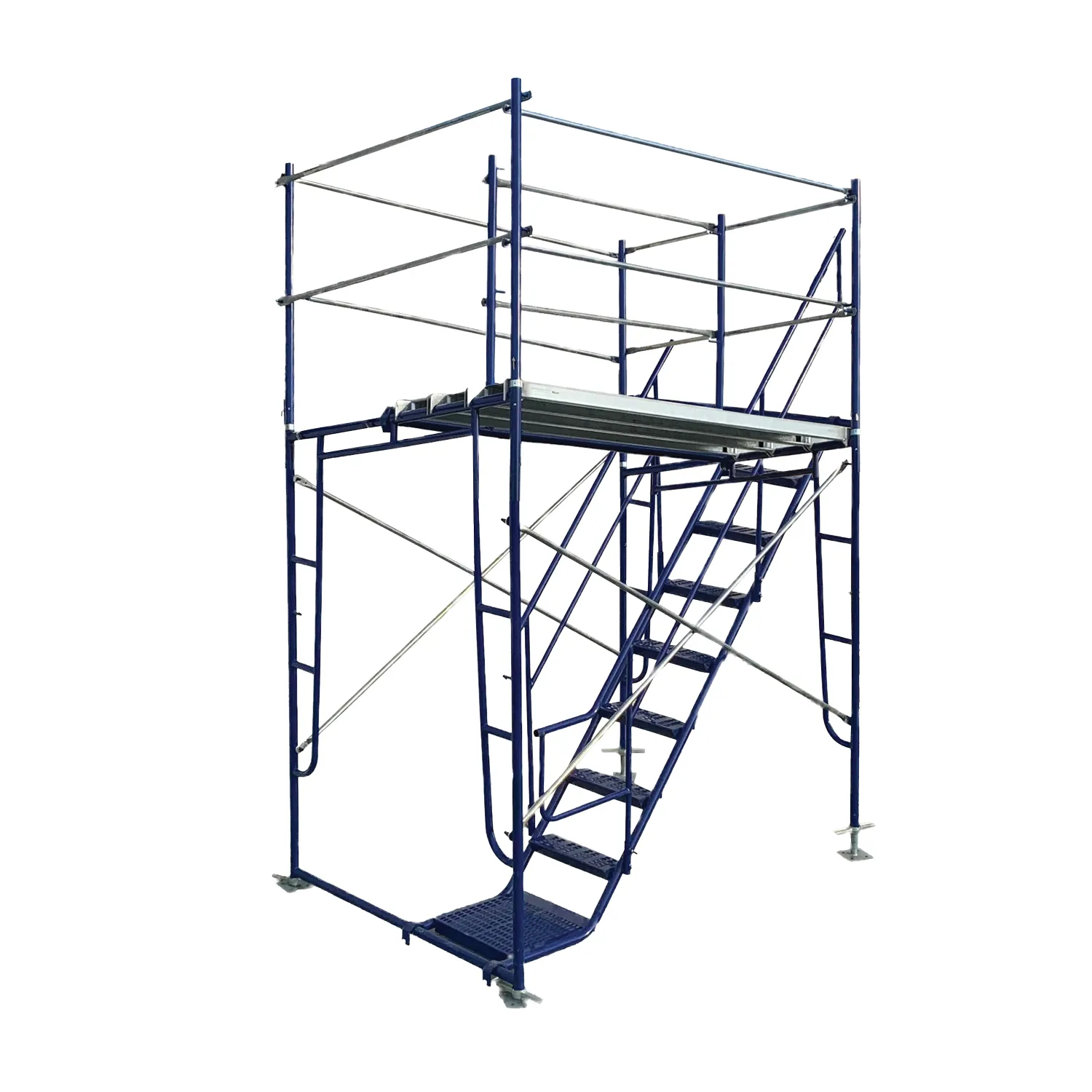Stationary scaffold stair tower kit team809