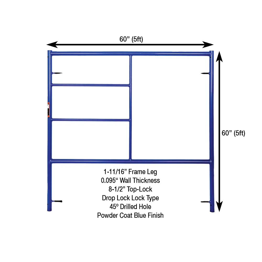 5' X 5' S-Style Double Scaffold Ladder Frame team809