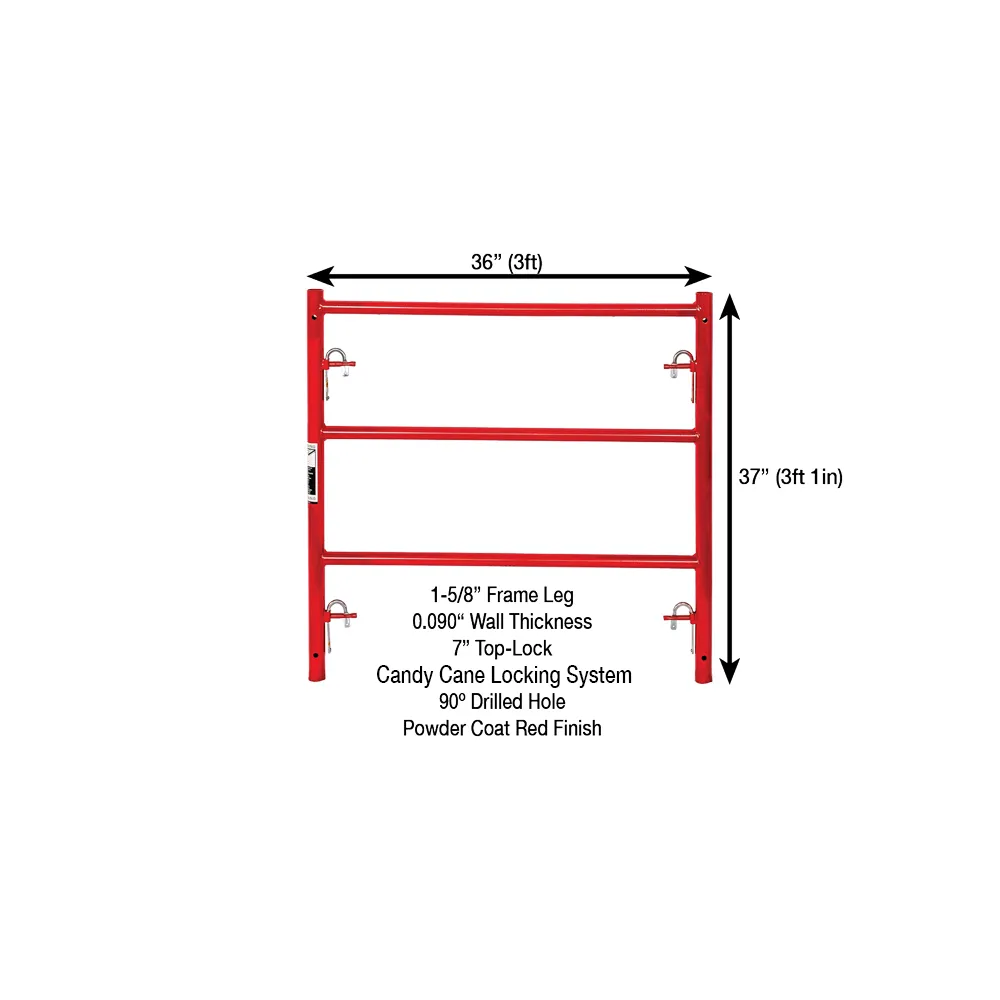 W-Style Single Ladder Scaffold Frame team809