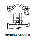 Right Angle Wedge Clamp team809