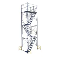 Stationary scaffold stair tower kit w/outriggers team809