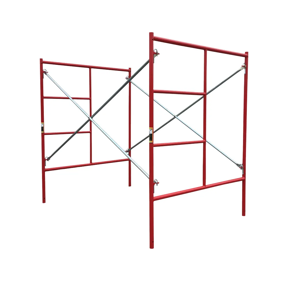5' X 6' 7" W-Style Double Ladder Scaffold Frame Set team809