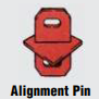 Alignment pin team809